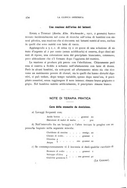 La clinica ostetrica rivista di ostetricia, ginecologia e pediatria. - A. 1, n. 1 (1899)-a. 40, n. 12 (dic. 1938)