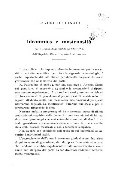 La clinica ostetrica rivista di ostetricia, ginecologia e pediatria. - A. 1, n. 1 (1899)-a. 40, n. 12 (dic. 1938)