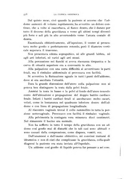 La clinica ostetrica rivista di ostetricia, ginecologia e pediatria. - A. 1, n. 1 (1899)-a. 40, n. 12 (dic. 1938)