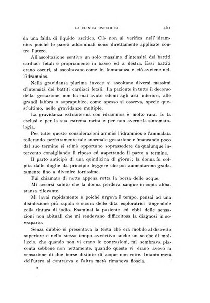 La clinica ostetrica rivista di ostetricia, ginecologia e pediatria. - A. 1, n. 1 (1899)-a. 40, n. 12 (dic. 1938)