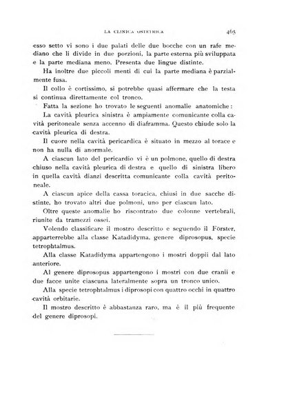 La clinica ostetrica rivista di ostetricia, ginecologia e pediatria. - A. 1, n. 1 (1899)-a. 40, n. 12 (dic. 1938)