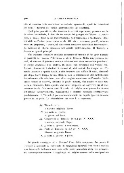 La clinica ostetrica rivista di ostetricia, ginecologia e pediatria. - A. 1, n. 1 (1899)-a. 40, n. 12 (dic. 1938)