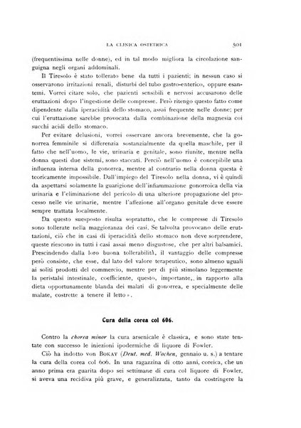 La clinica ostetrica rivista di ostetricia, ginecologia e pediatria. - A. 1, n. 1 (1899)-a. 40, n. 12 (dic. 1938)