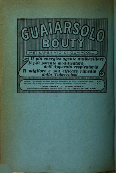 La clinica ostetrica rivista di ostetricia, ginecologia e pediatria. - A. 1, n. 1 (1899)-a. 40, n. 12 (dic. 1938)