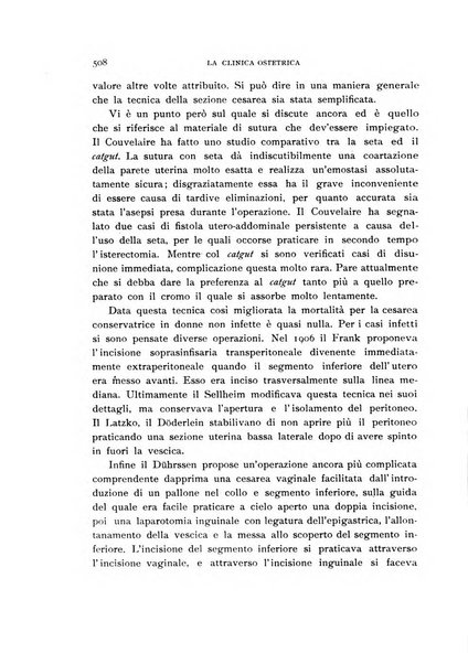 La clinica ostetrica rivista di ostetricia, ginecologia e pediatria. - A. 1, n. 1 (1899)-a. 40, n. 12 (dic. 1938)