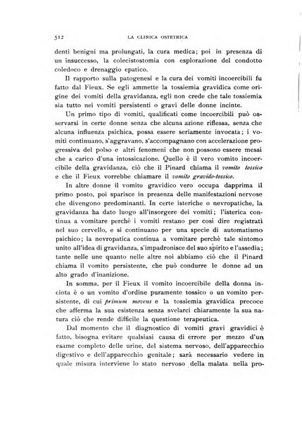 La clinica ostetrica rivista di ostetricia, ginecologia e pediatria. - A. 1, n. 1 (1899)-a. 40, n. 12 (dic. 1938)