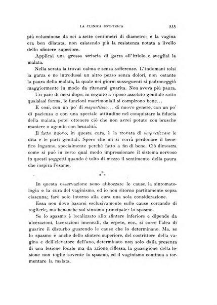 La clinica ostetrica rivista di ostetricia, ginecologia e pediatria. - A. 1, n. 1 (1899)-a. 40, n. 12 (dic. 1938)