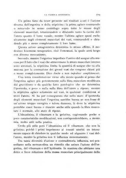 La clinica ostetrica rivista di ostetricia, ginecologia e pediatria. - A. 1, n. 1 (1899)-a. 40, n. 12 (dic. 1938)