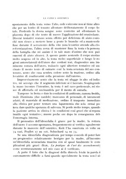 La clinica ostetrica rivista di ostetricia, ginecologia e pediatria. - A. 1, n. 1 (1899)-a. 40, n. 12 (dic. 1938)