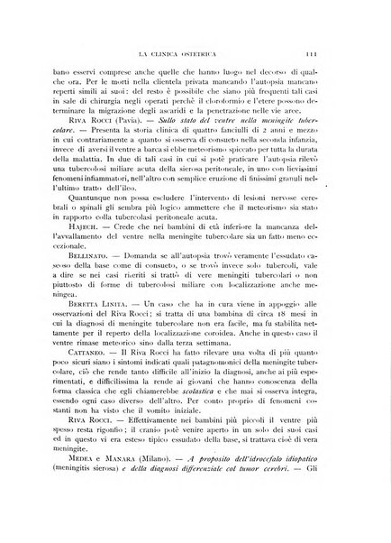 La clinica ostetrica rivista di ostetricia, ginecologia e pediatria. - A. 1, n. 1 (1899)-a. 40, n. 12 (dic. 1938)