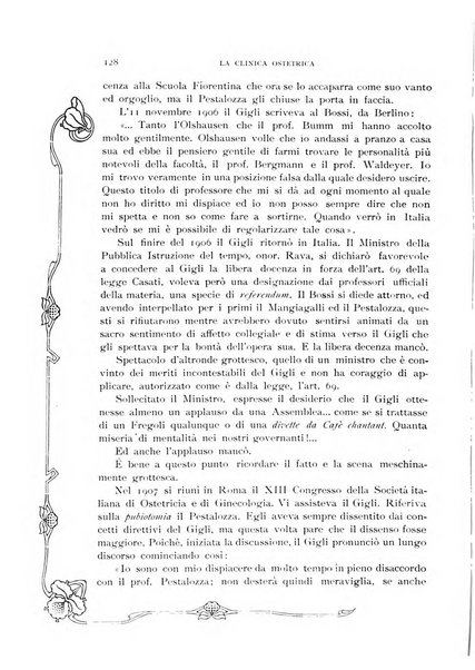 La clinica ostetrica rivista di ostetricia, ginecologia e pediatria. - A. 1, n. 1 (1899)-a. 40, n. 12 (dic. 1938)