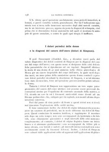 La clinica ostetrica rivista di ostetricia, ginecologia e pediatria. - A. 1, n. 1 (1899)-a. 40, n. 12 (dic. 1938)