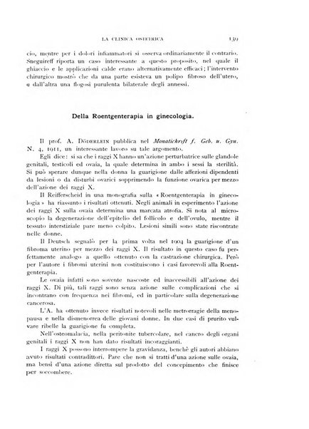 La clinica ostetrica rivista di ostetricia, ginecologia e pediatria. - A. 1, n. 1 (1899)-a. 40, n. 12 (dic. 1938)