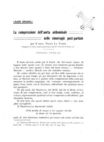 La clinica ostetrica rivista di ostetricia, ginecologia e pediatria. - A. 1, n. 1 (1899)-a. 40, n. 12 (dic. 1938)