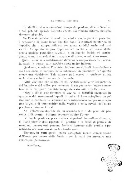 La clinica ostetrica rivista di ostetricia, ginecologia e pediatria. - A. 1, n. 1 (1899)-a. 40, n. 12 (dic. 1938)