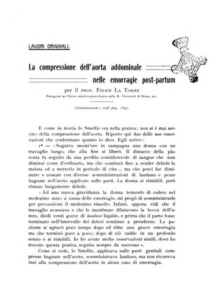 La clinica ostetrica rivista di ostetricia, ginecologia e pediatria. - A. 1, n. 1 (1899)-a. 40, n. 12 (dic. 1938)