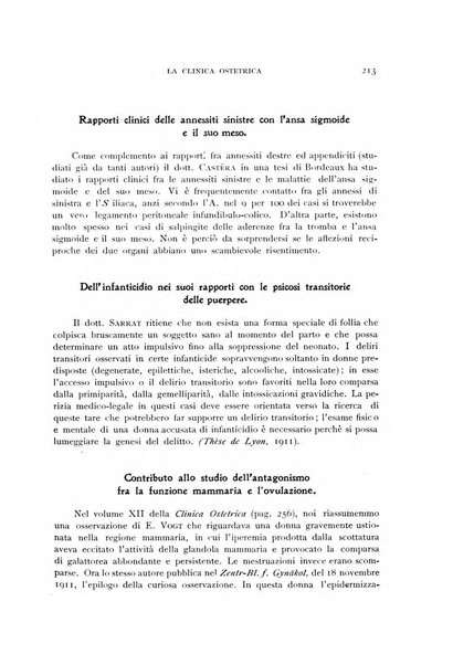 La clinica ostetrica rivista di ostetricia, ginecologia e pediatria. - A. 1, n. 1 (1899)-a. 40, n. 12 (dic. 1938)