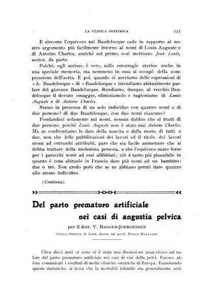 La clinica ostetrica rivista di ostetricia, ginecologia e pediatria. - A. 1, n. 1 (1899)-a. 40, n. 12 (dic. 1938)