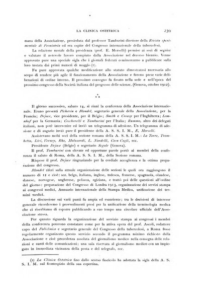 La clinica ostetrica rivista di ostetricia, ginecologia e pediatria. - A. 1, n. 1 (1899)-a. 40, n. 12 (dic. 1938)