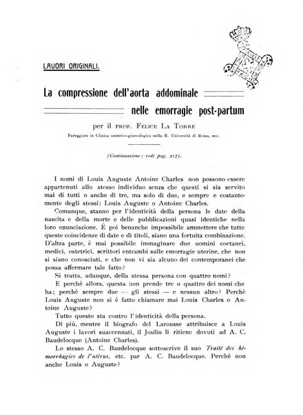 La clinica ostetrica rivista di ostetricia, ginecologia e pediatria. - A. 1, n. 1 (1899)-a. 40, n. 12 (dic. 1938)