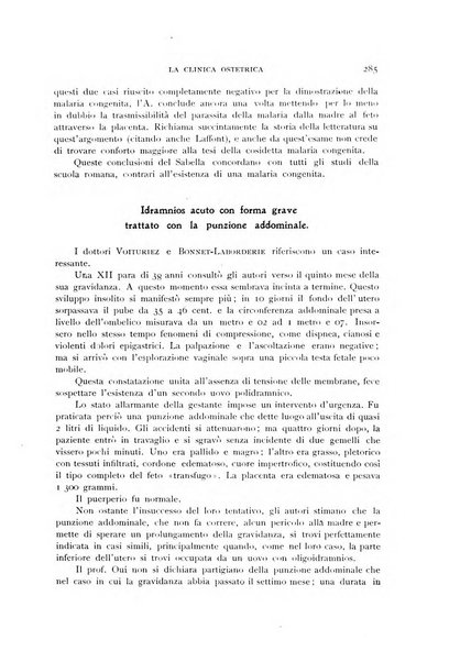 La clinica ostetrica rivista di ostetricia, ginecologia e pediatria. - A. 1, n. 1 (1899)-a. 40, n. 12 (dic. 1938)