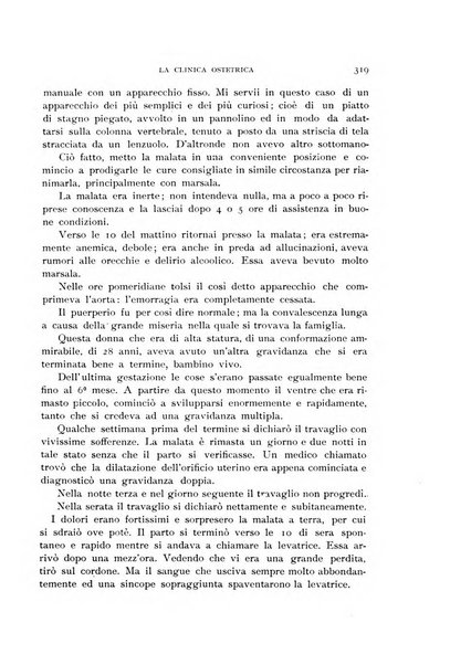 La clinica ostetrica rivista di ostetricia, ginecologia e pediatria. - A. 1, n. 1 (1899)-a. 40, n. 12 (dic. 1938)