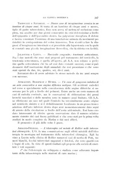 La clinica ostetrica rivista di ostetricia, ginecologia e pediatria. - A. 1, n. 1 (1899)-a. 40, n. 12 (dic. 1938)