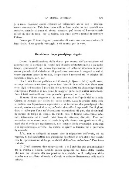 La clinica ostetrica rivista di ostetricia, ginecologia e pediatria. - A. 1, n. 1 (1899)-a. 40, n. 12 (dic. 1938)