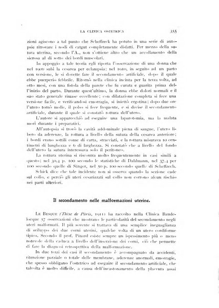 La clinica ostetrica rivista di ostetricia, ginecologia e pediatria. - A. 1, n. 1 (1899)-a. 40, n. 12 (dic. 1938)