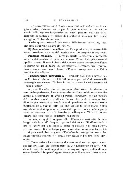 La clinica ostetrica rivista di ostetricia, ginecologia e pediatria. - A. 1, n. 1 (1899)-a. 40, n. 12 (dic. 1938)