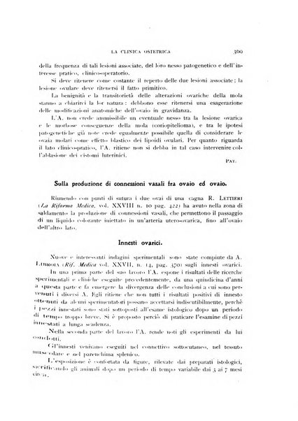 La clinica ostetrica rivista di ostetricia, ginecologia e pediatria. - A. 1, n. 1 (1899)-a. 40, n. 12 (dic. 1938)