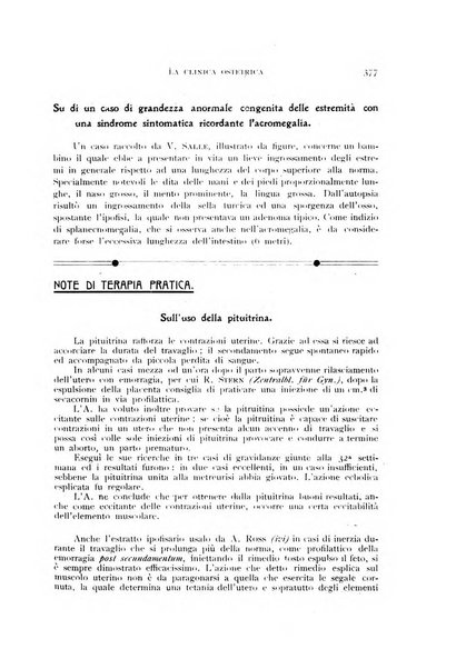 La clinica ostetrica rivista di ostetricia, ginecologia e pediatria. - A. 1, n. 1 (1899)-a. 40, n. 12 (dic. 1938)