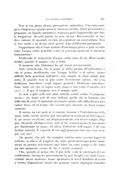 La clinica ostetrica rivista di ostetricia, ginecologia e pediatria. - A. 1, n. 1 (1899)-a. 40, n. 12 (dic. 1938)