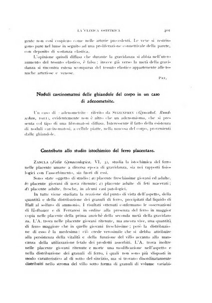 La clinica ostetrica rivista di ostetricia, ginecologia e pediatria. - A. 1, n. 1 (1899)-a. 40, n. 12 (dic. 1938)