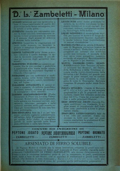 La clinica ostetrica rivista di ostetricia, ginecologia e pediatria. - A. 1, n. 1 (1899)-a. 40, n. 12 (dic. 1938)