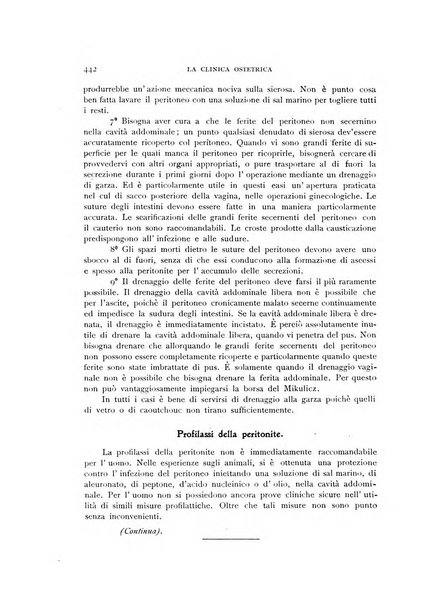 La clinica ostetrica rivista di ostetricia, ginecologia e pediatria. - A. 1, n. 1 (1899)-a. 40, n. 12 (dic. 1938)