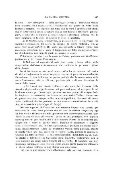 La clinica ostetrica rivista di ostetricia, ginecologia e pediatria. - A. 1, n. 1 (1899)-a. 40, n. 12 (dic. 1938)