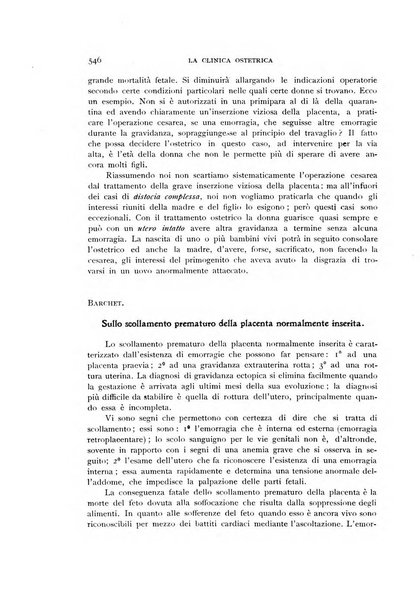 La clinica ostetrica rivista di ostetricia, ginecologia e pediatria. - A. 1, n. 1 (1899)-a. 40, n. 12 (dic. 1938)