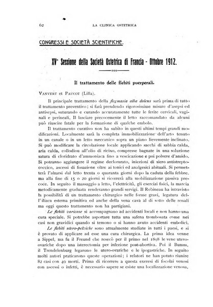 La clinica ostetrica rivista di ostetricia, ginecologia e pediatria. - A. 1, n. 1 (1899)-a. 40, n. 12 (dic. 1938)