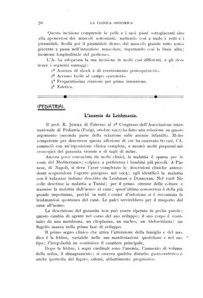 La clinica ostetrica rivista di ostetricia, ginecologia e pediatria. - A. 1, n. 1 (1899)-a. 40, n. 12 (dic. 1938)