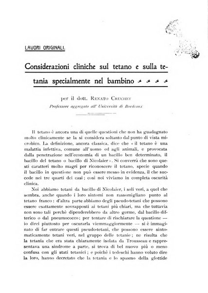 La clinica ostetrica rivista di ostetricia, ginecologia e pediatria. - A. 1, n. 1 (1899)-a. 40, n. 12 (dic. 1938)