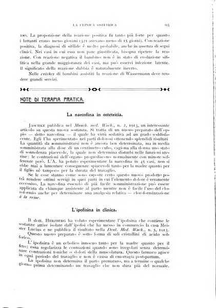 La clinica ostetrica rivista di ostetricia, ginecologia e pediatria. - A. 1, n. 1 (1899)-a. 40, n. 12 (dic. 1938)