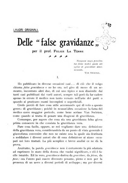 La clinica ostetrica rivista di ostetricia, ginecologia e pediatria. - A. 1, n. 1 (1899)-a. 40, n. 12 (dic. 1938)