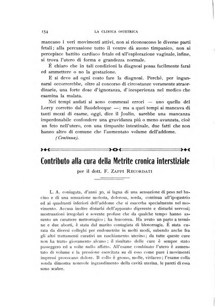 La clinica ostetrica rivista di ostetricia, ginecologia e pediatria. - A. 1, n. 1 (1899)-a. 40, n. 12 (dic. 1938)