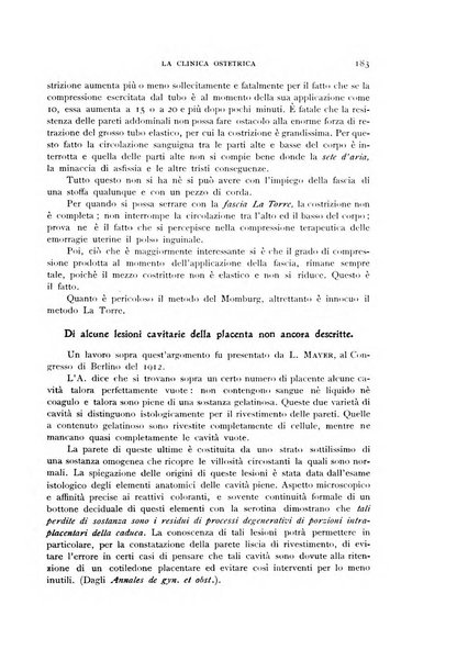 La clinica ostetrica rivista di ostetricia, ginecologia e pediatria. - A. 1, n. 1 (1899)-a. 40, n. 12 (dic. 1938)