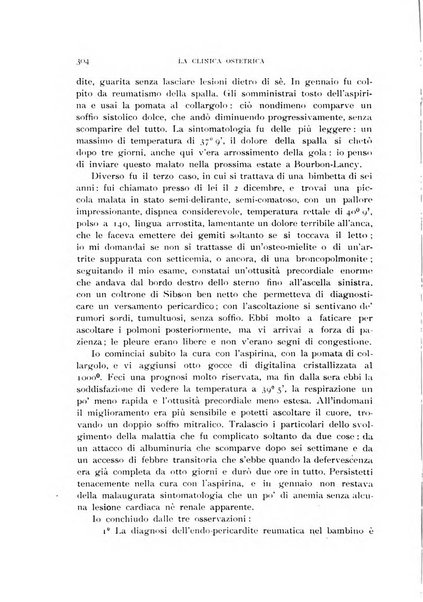 La clinica ostetrica rivista di ostetricia, ginecologia e pediatria. - A. 1, n. 1 (1899)-a. 40, n. 12 (dic. 1938)