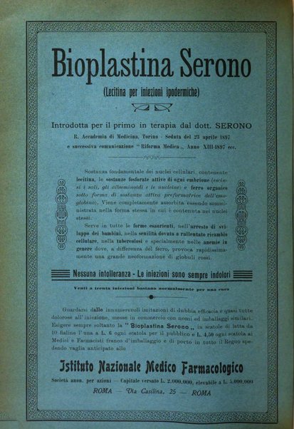 La clinica ostetrica rivista di ostetricia, ginecologia e pediatria. - A. 1, n. 1 (1899)-a. 40, n. 12 (dic. 1938)