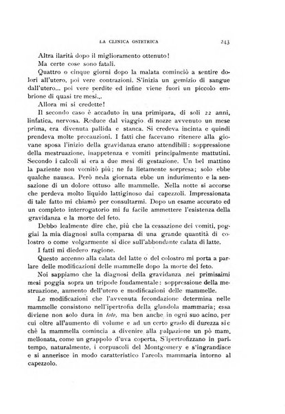 La clinica ostetrica rivista di ostetricia, ginecologia e pediatria. - A. 1, n. 1 (1899)-a. 40, n. 12 (dic. 1938)