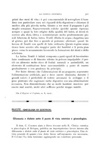 La clinica ostetrica rivista di ostetricia, ginecologia e pediatria. - A. 1, n. 1 (1899)-a. 40, n. 12 (dic. 1938)