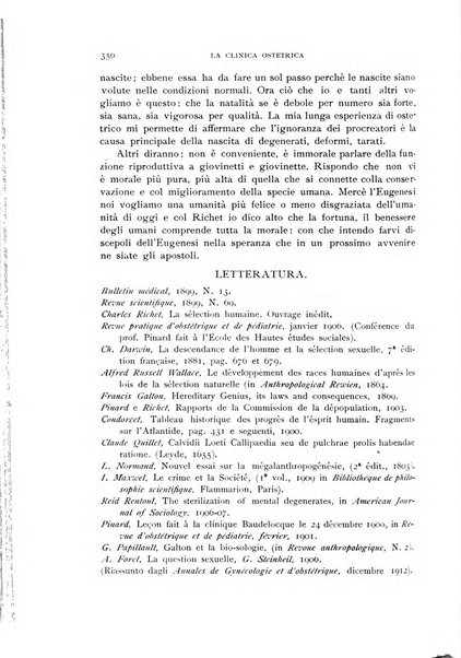 La clinica ostetrica rivista di ostetricia, ginecologia e pediatria. - A. 1, n. 1 (1899)-a. 40, n. 12 (dic. 1938)